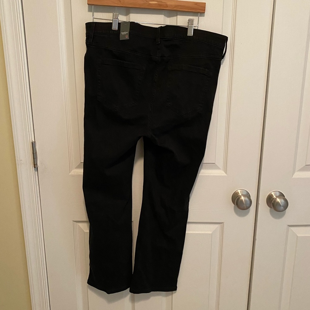 Torrid 12 Crop Sky High Boot Super Soft High-Rise Jean Black - Picture 7 of 7